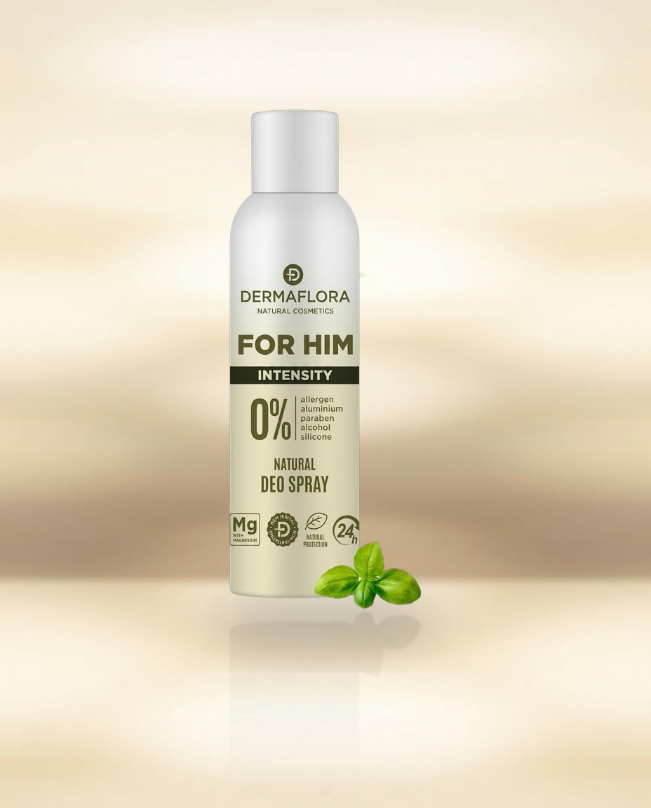 Dermaflora Men's Natural Deodorant Spray Intensity — 150ml