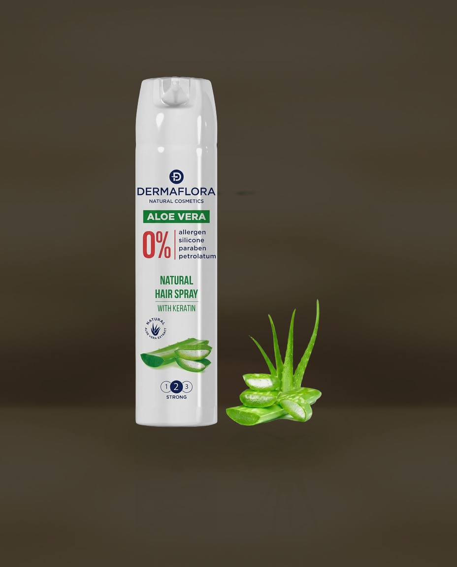 Dermaflora Aloe Vera Hair Spray with Keratin — 300ml