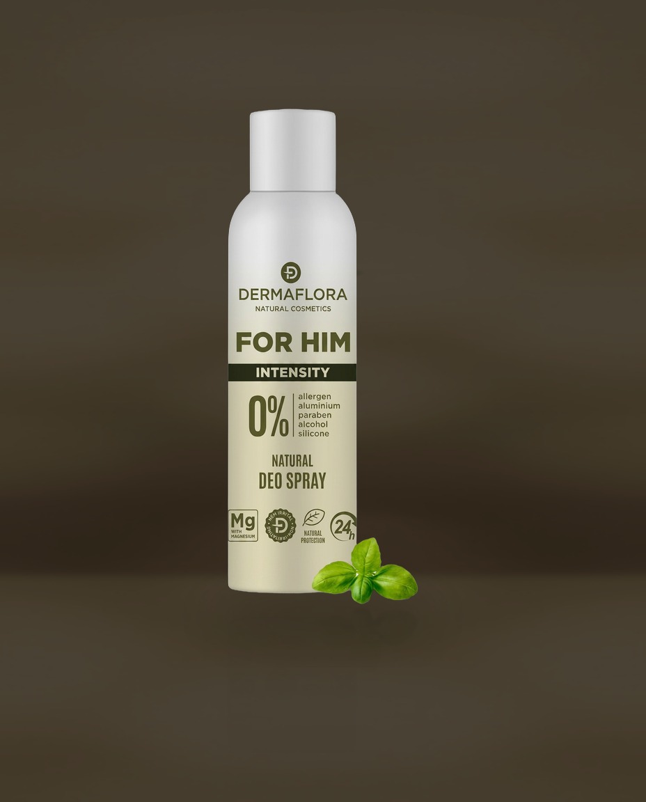 Dermaflora Men's Natural Deodorant Spray Intensity — 150ml